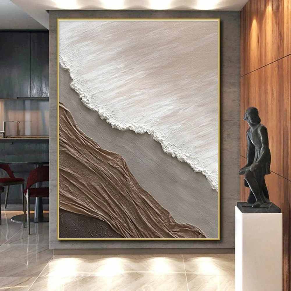 Neutral_Minimalist_Textured_Layers_Bedroom_Canvas_Wall_Art_7CK49 wall art